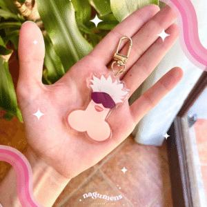 gojou meme acrylic keychain