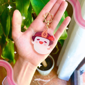 hu tao acrylic kaychain