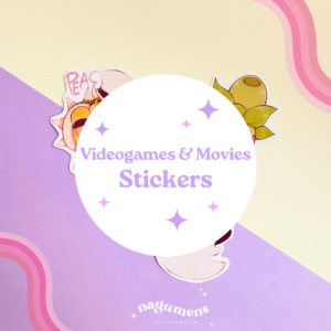 videogames and movies stickers