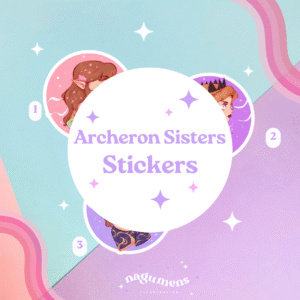 archeron sisters stickers